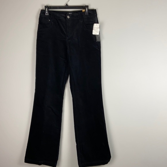NWT tribal boot cut black cotton jeans - Picture 1 of 10